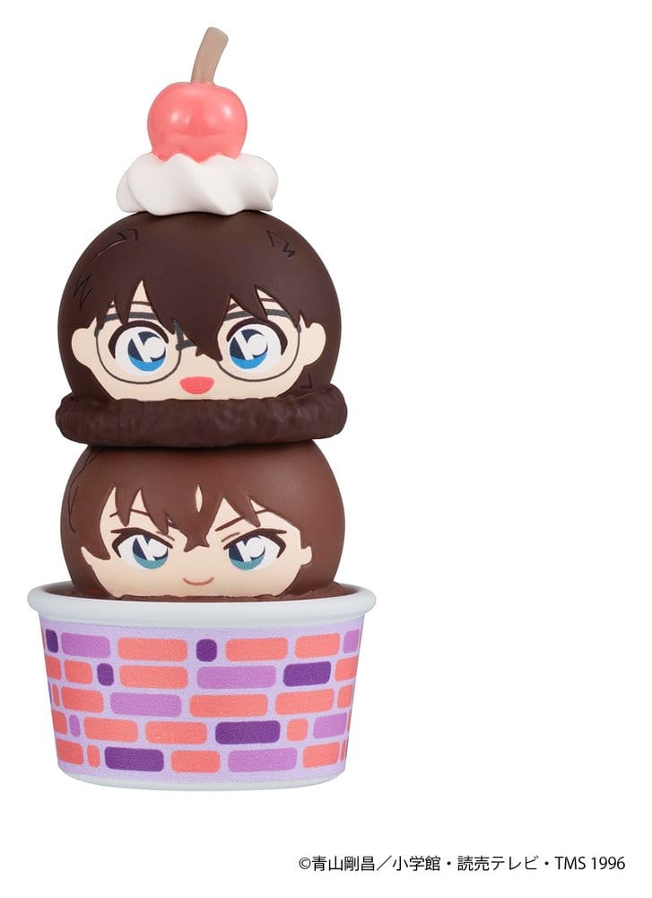 Detective Conan Tsumichen Stack up &amp; Change Mini Figures 8 cm Blind Box Assortment (6) (with gift)