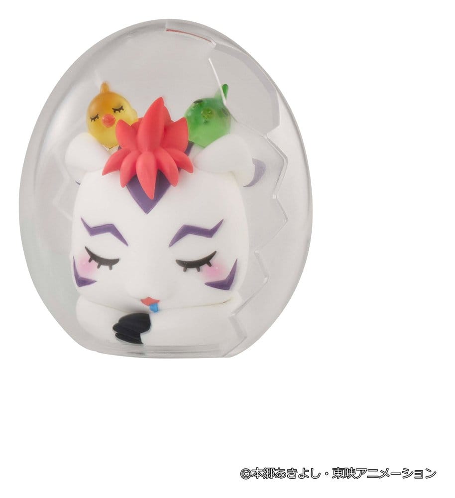 Digimon Adventure Mega Egg Figure Mini Figures Good Night Digicolle! 8 cm Blind Box Display (8)