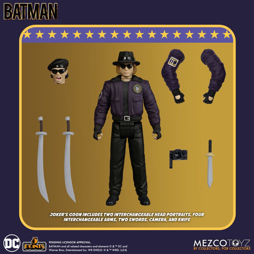 DC Comics - Batman (1989) 5 Points Action Figures - 9 cm Assortment (24)