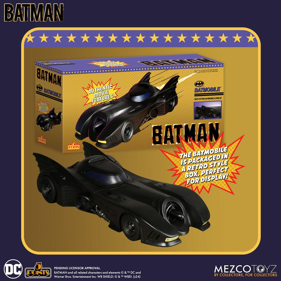 DC Comics - Batman (1989) 5 Points Vehicle Batmobile