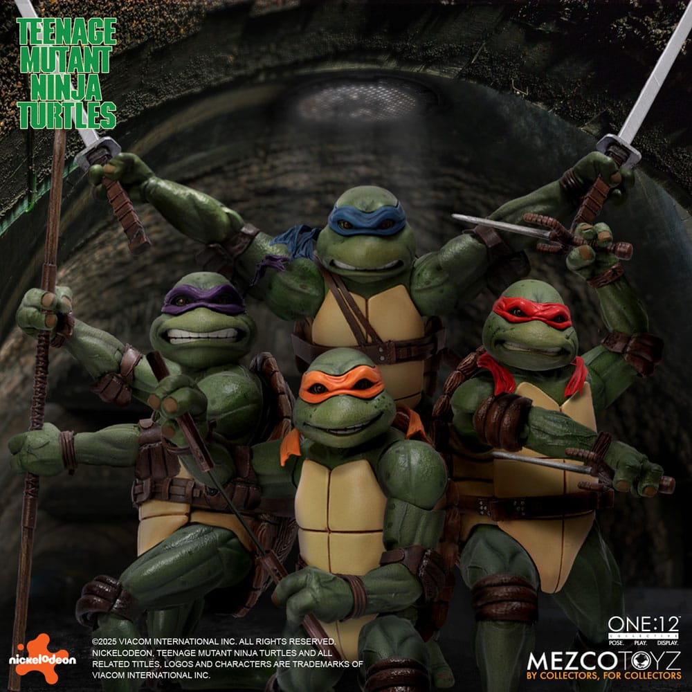 Teenage Mutant Ninja Turtles Figures box set 1/12 Teenage Mutant Ninja Turtles (1990 Movie) 15 cm