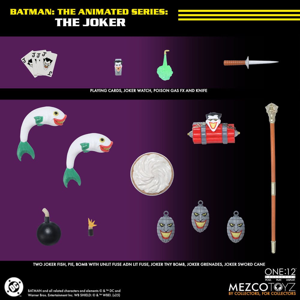 Batman: The Animated Series Action Figure 1/12 The Joker 17 cm