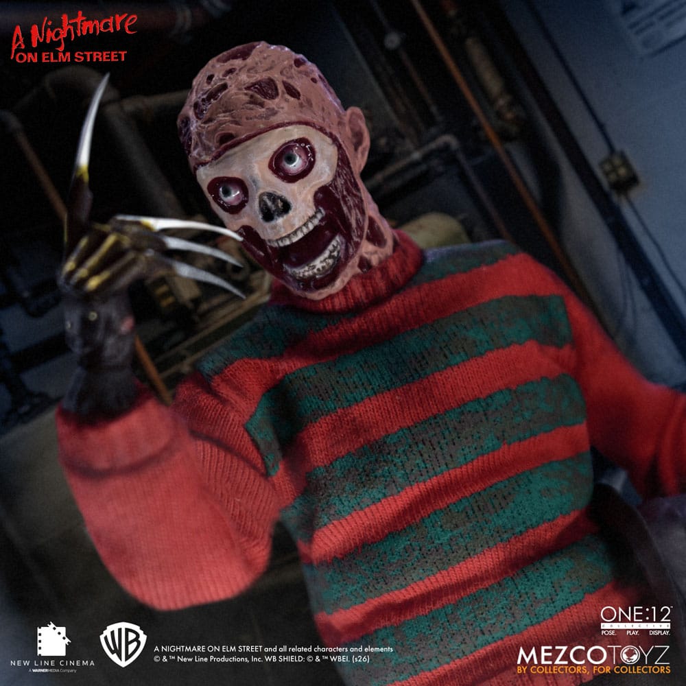 Nightmare On Elm Street Action Figure 1/12 Freddy Krueger 17 cm