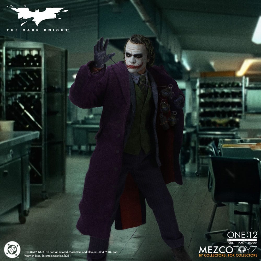 The Dark Knight Action Figure 1/12 Joker 17 cm