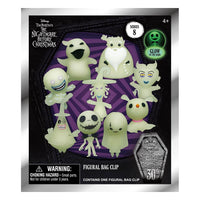 Nightmare Before Christmas 3D PVC Bag Clips  Glow in the Dark Series 8 Display (24)