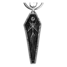 Nightmare before Christmas Metal Keychain Jack in Coffin