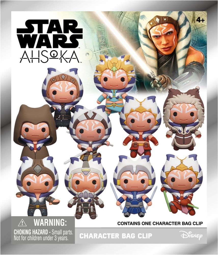 Star Wars Ahsoka 3D PVC Bag Clips Series 1 Blind Bag Display (24)