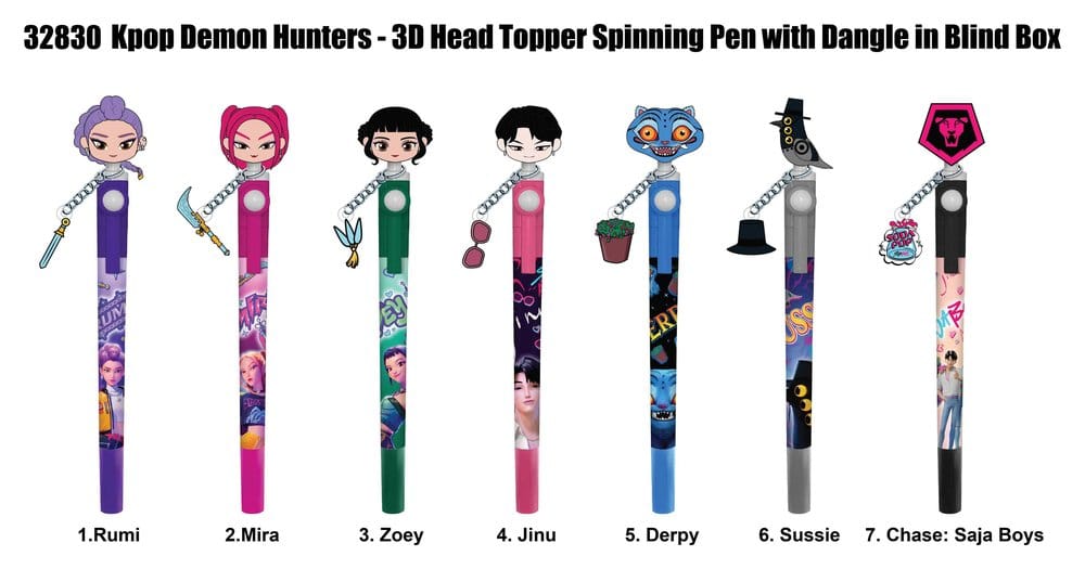 K-Pop Demon Hunter 3D Head Topper Pen Display (16)