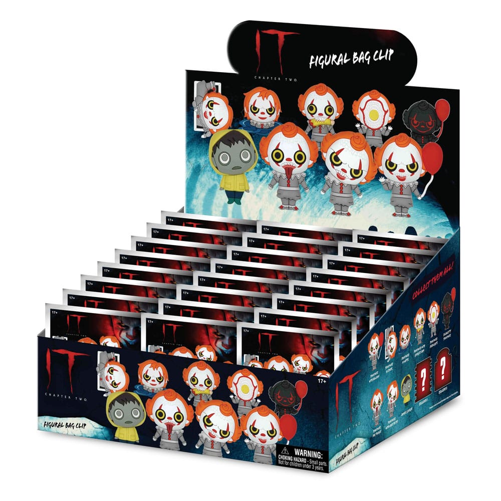 It 2 3D PVC Bag Clips Series 1 Display (24)
