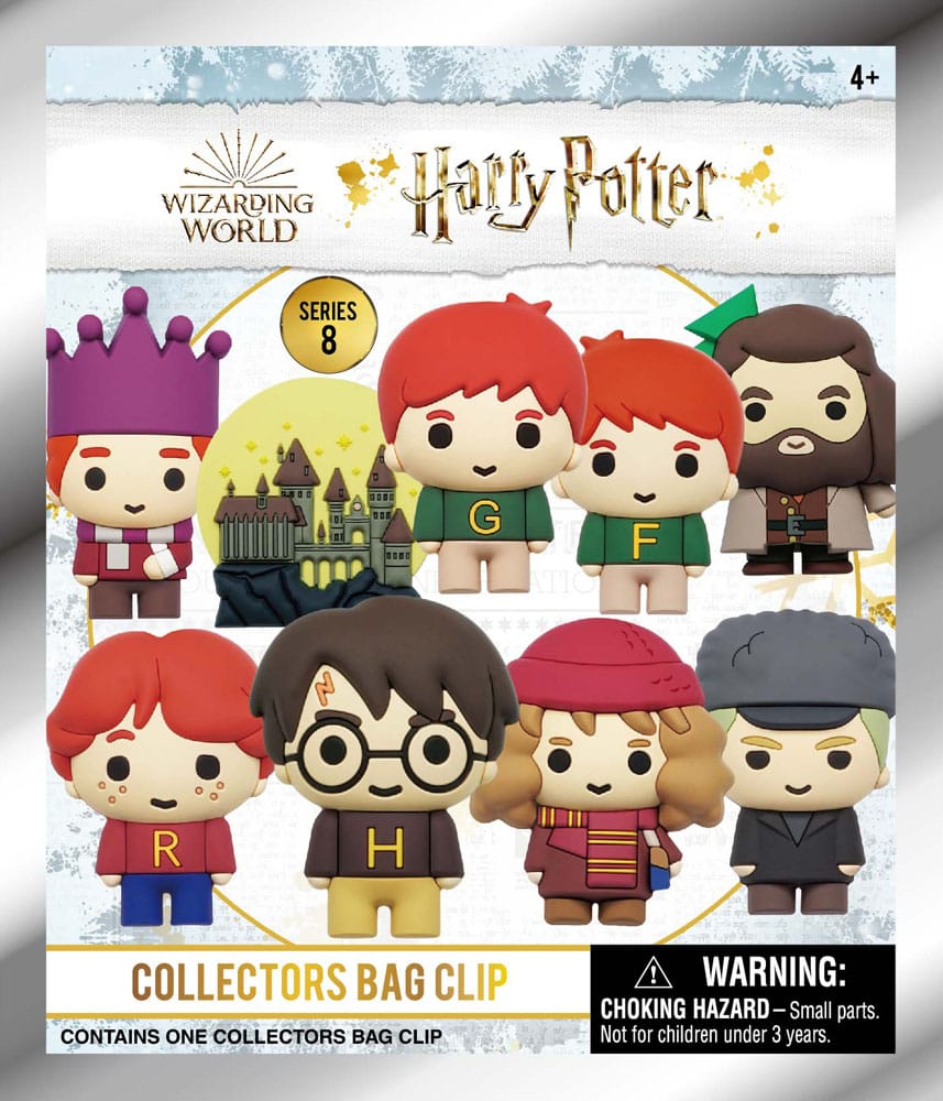 Harry Potter 3D PVC Bag Clips Series 8 Display (24)