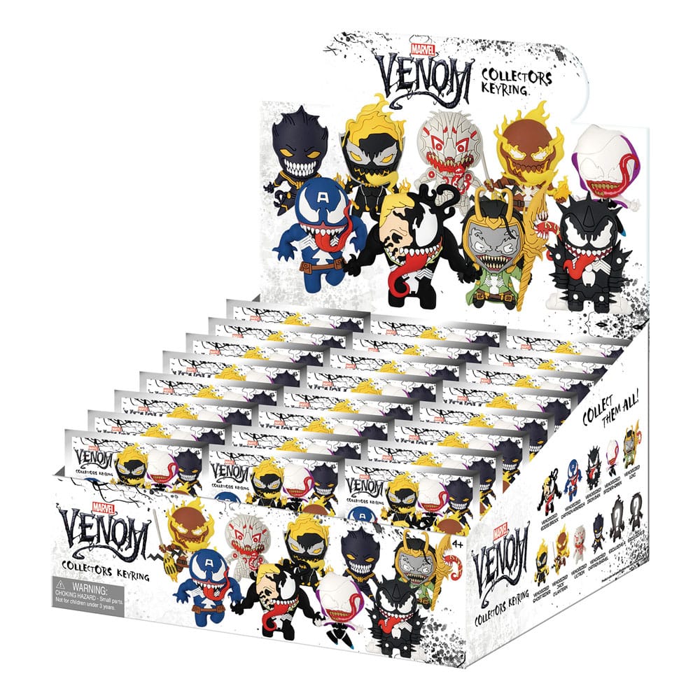 Venom 3D PVC Bag Clips Series 1 Display (24)