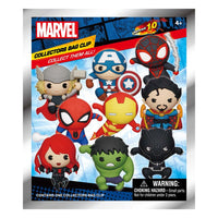 Marvel 3D PVC Bag Clips Classics Display (24)