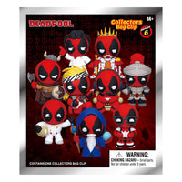 Marvel 3D PVC Bag Clips Deadpool Series 6 Display (24)