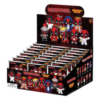 Marvel 3D PVC Bag Clips Deadpool Series 6 Display (24)