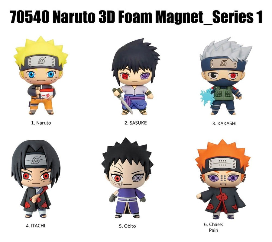 Naruto Magnets blind pack Display (12)