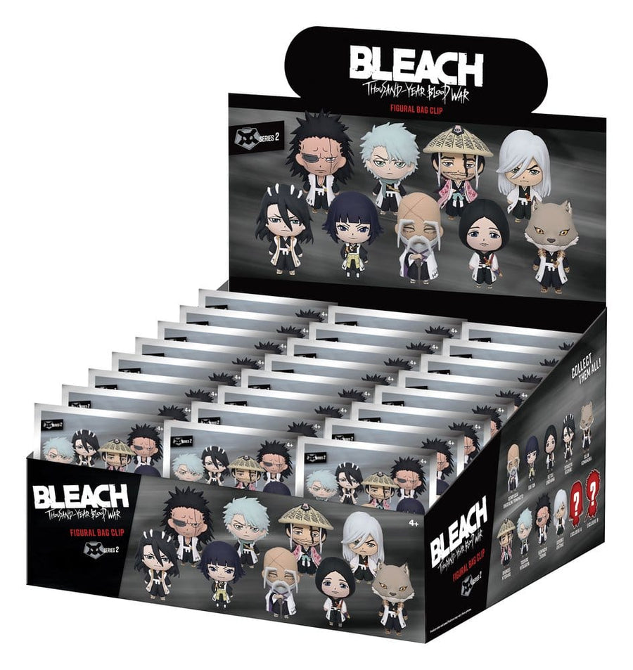 Bleach Thousand-Year Blood War 3D PVC Bag Clips Series 2 Display (24)