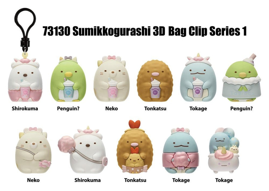 Sumikko Gurashi 3D PVC Bag Clips Series 1 Blind Bag Display (24)