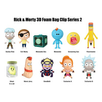 Rick and Morty 3D PVC Bag Clips Series 2 Display (24)