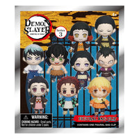 Demon Slayer: Kimetsu no Yaiba 3D PVC Bag Clips Series 3 Display (24)