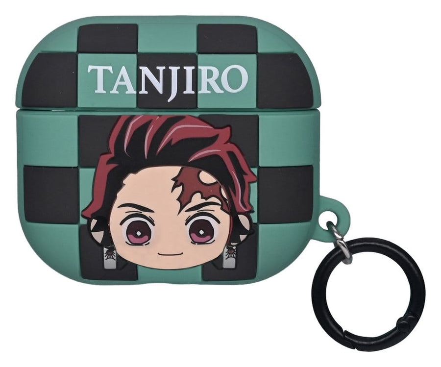 Demon Slayer 3D Foam Airpods Case Bag Clip Tanjiro Display (12)