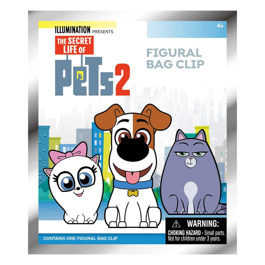 The Secret Life of Pets 3D PVC Bag Clips  Series 1 Display (24)