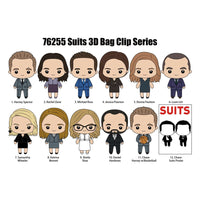 Suits 3D PVC Bag Clips Series 1 Display (24)