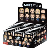 Suits 3D PVC Bag Clips Series 1 Display (24)