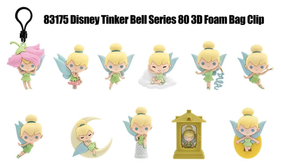 Tinker Bell 3D PVC Bag Clips Series 81 Blind Bag Display (24)