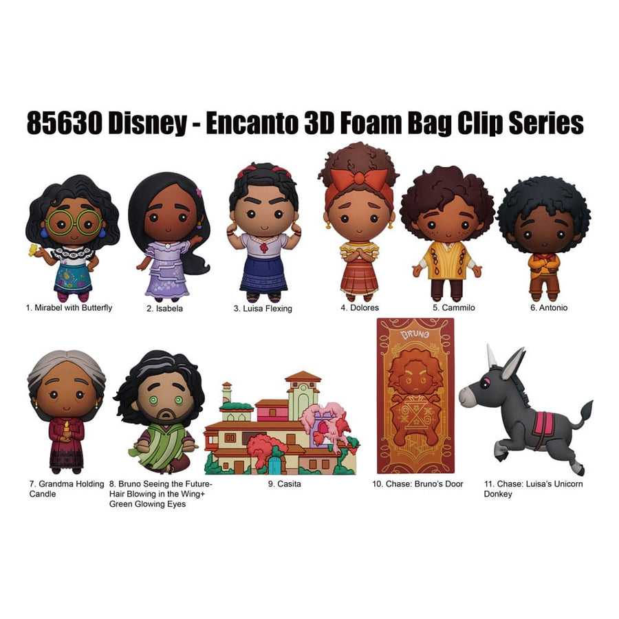 Encanto 3D Foam Bag Clips Series 52 Display (24)