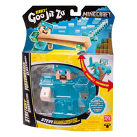 Minecraft Heroes of Goo Jit Zu Meteor Madness Stretch Figure Steve 12 cm