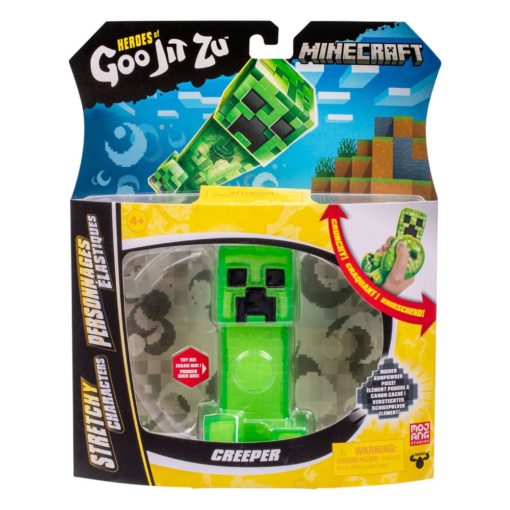 Minecraft Heroes of Goo Jit Zu Meteor Madness Stretch Figure Creeper 12 cm