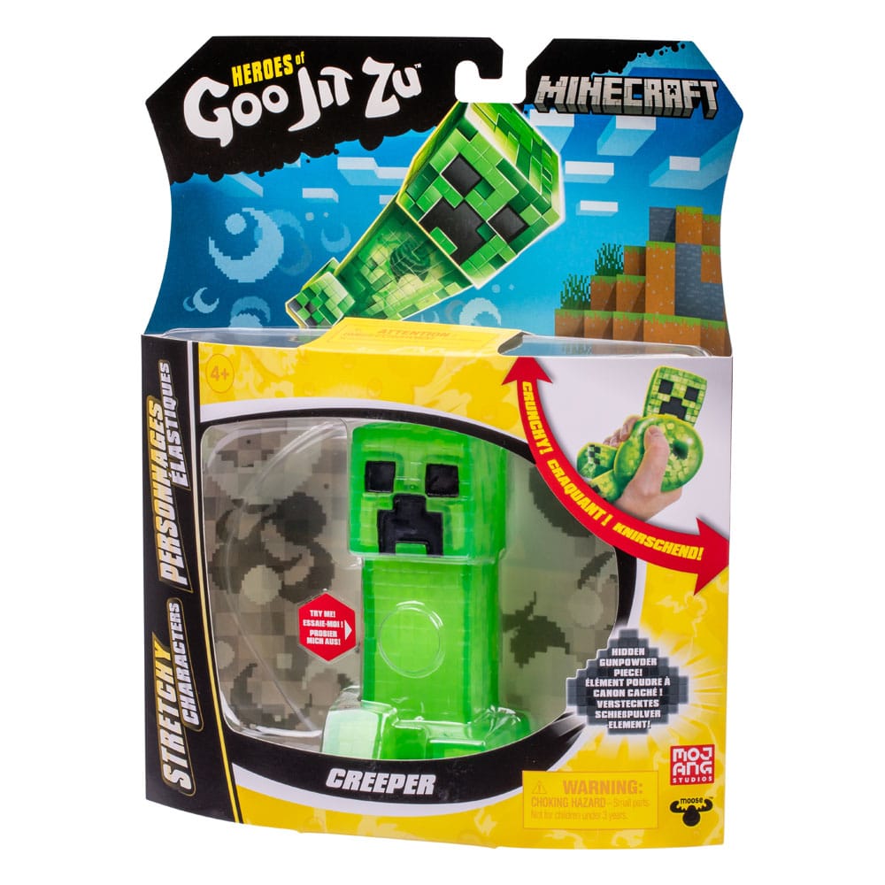 Minecraft Heroes of Goo Jit Zu Meteor Madness Stretch Figure Creeper 12 cm