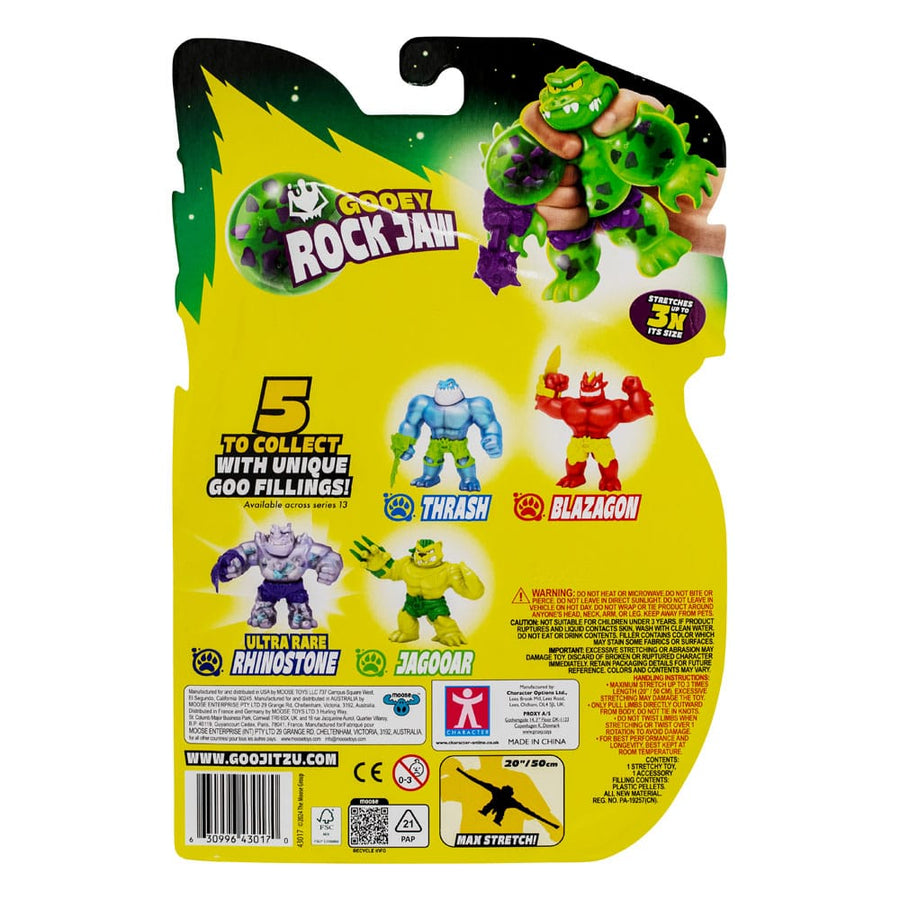 Heroes of Goo Jit Zu Meteor Madness Stretch Figure Rock Jaw 12 cm