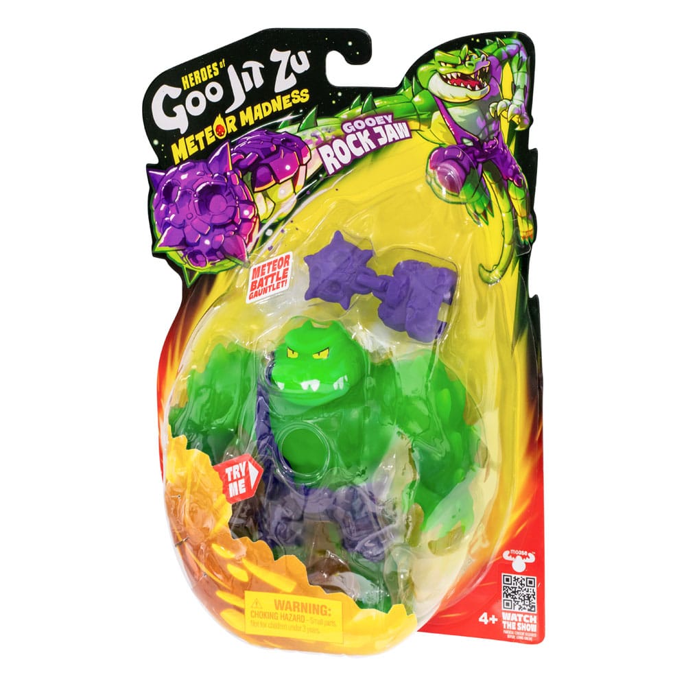 Heroes of Goo Jit Zu Meteor Madness Stretch Figure Rock Jaw 12 cm