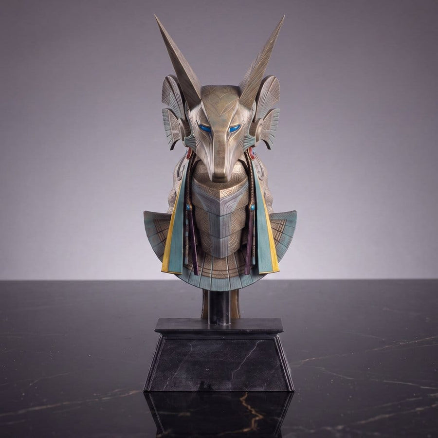 Stargate Desktop Replica Helmet Replica Jackal Guard Helmet Anubis 15 cm