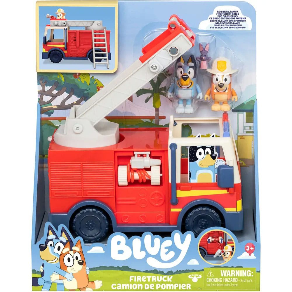 Bluey Mini Figure Playset Bluey Firedruck