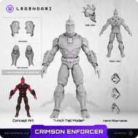 Legendari Actionfigur 1/10 Crimson Enforcer 18 cm