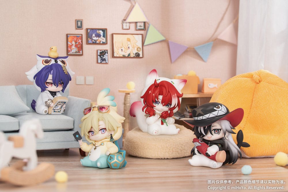 Honkai: Star Rail Mini Figures Boys' Dorm Series Chibi (8)