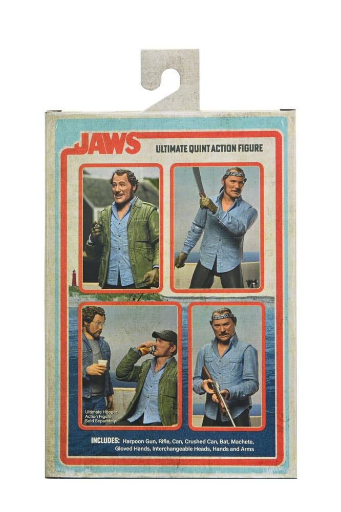 Jaws Action Figure Ultimate Sam Quint 50th Anniversary Figure 18 cm