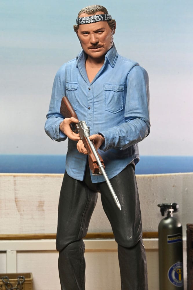 Jaws Action Figure Ultimate Sam Quint 50th Anniversary Figure 18 cm