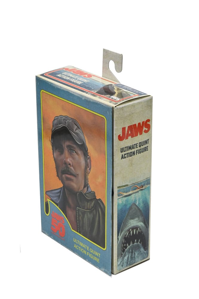 Jaws Action Figure Ultimate Sam Quint 50th Anniversary Figure 18 cm