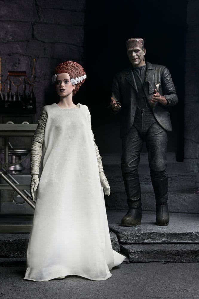 Universal Monsters Action Figures 2-Pack Bride of Frankenstein 90th Anniversary The Monster & His Mate 18 cm