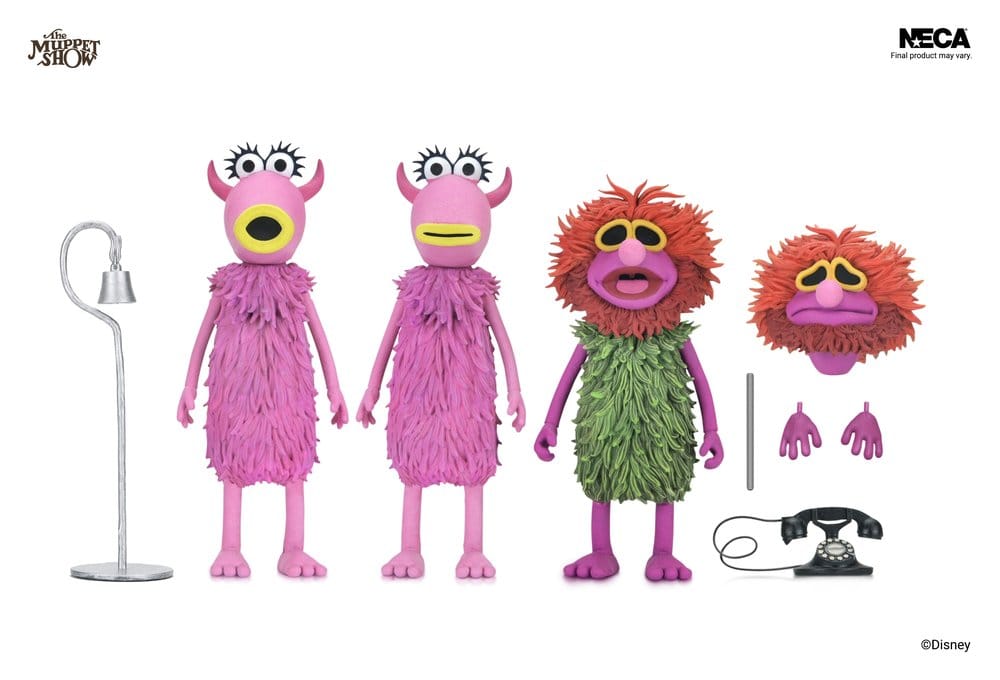 The Muppet Show Ultimate Action Figures 3-Pack Mahna Mahna and The Snowths 18 cm