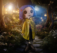 Coraline Life-Size Plush Figure Coraline with Button Eyes 152 cm