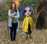 Coraline Life-Size Plush Figure Coraline with Button Eyes 152 cm