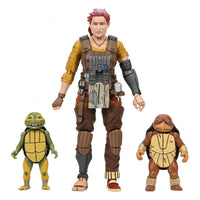 Teenage Mutant Ninja Turtles (The Last Ronin The Lost Years) Action Figure Grammy April with Baby Yi & Moja 18 cm