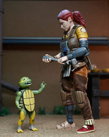 Teenage Mutant Ninja Turtles (The Last Ronin The Lost Years) Action Figure Grammy April with Baby Yi & Moja 18 cm