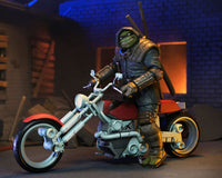 Teenage Mutant Ninja Turtles (The Last Ronin The Lost Years) Action Figure Casey Marie with Last Ronin Motorcycle 18 cm