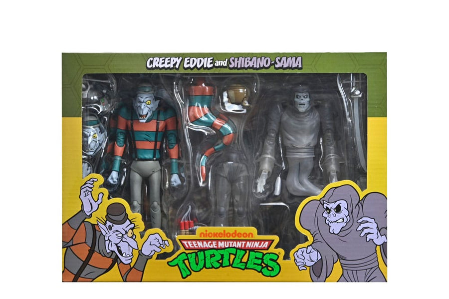Teenage Mutant Ninja Turtles: Saturday Morning Adventures Action Figure 2-Pack Creepy Eddie & Shibano-Sama 17 cm