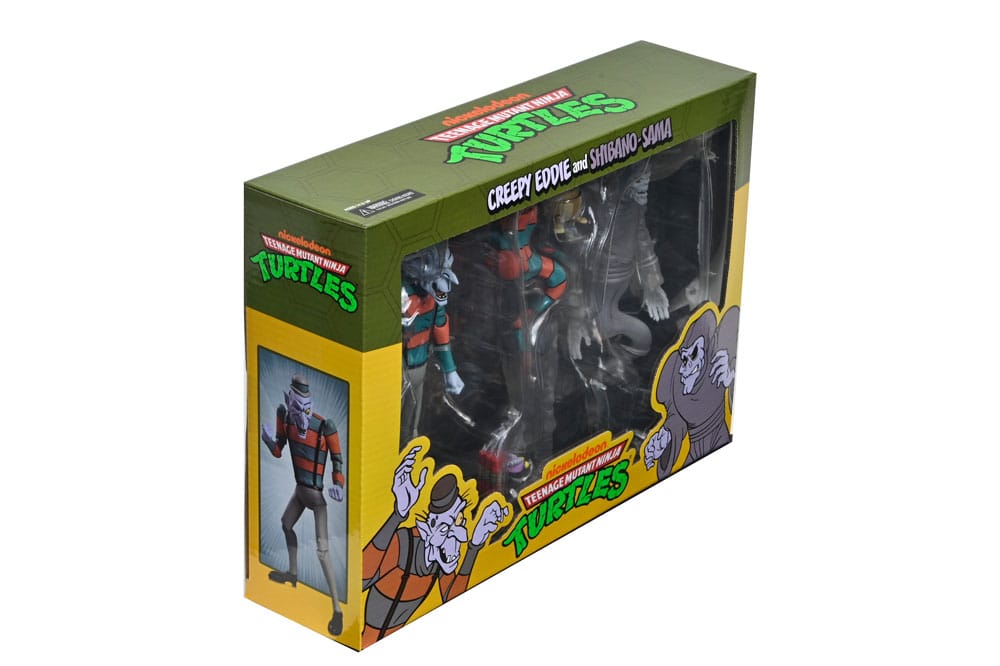 Teenage Mutant Ninja Turtles: Saturday Morning Adventures Action Figure 2-Pack Creepy Eddie & Shibano-Sama 17 cm